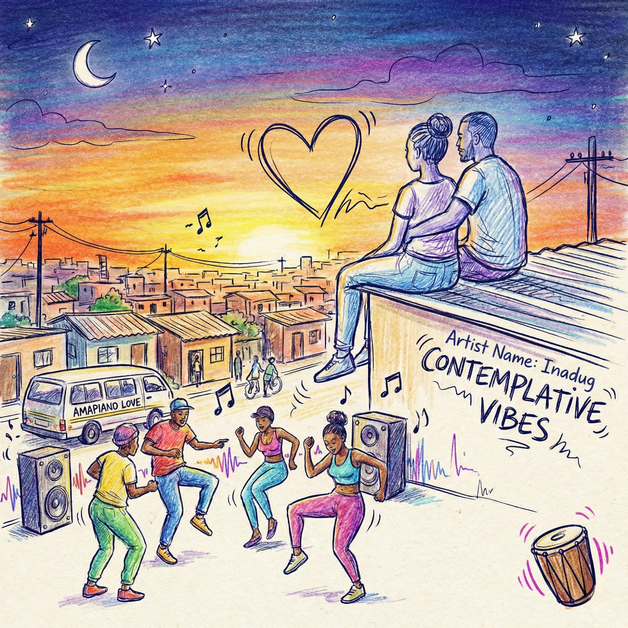 Contemplative Vibes album artwork by Inadug